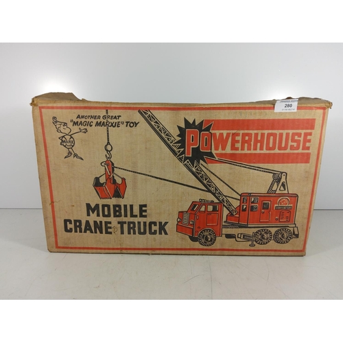 280 - Marx boxed mobile crane truck no.2734