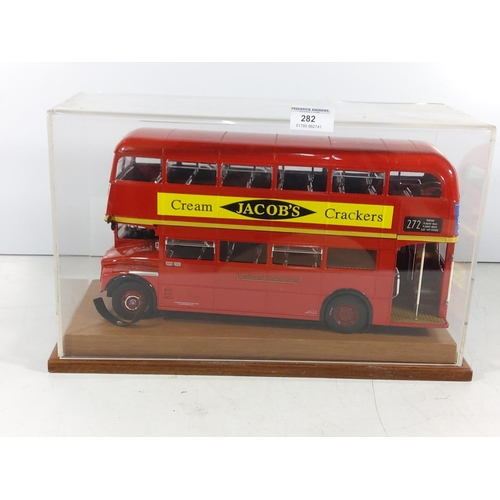 282 - Large cased double decker bus