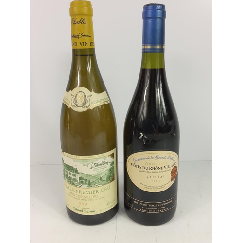 125 - Quality bottle of red and bottle of white wine