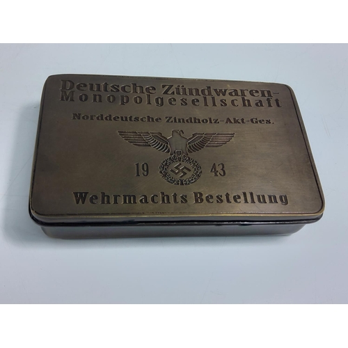 285 - Reproduction metal Nazi Christmas tin