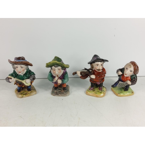 207 - Set of 4 Volkstedt German porcelain figures