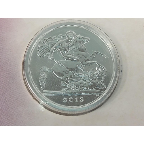 222 - The George and the Dragon fine silver £20 coin