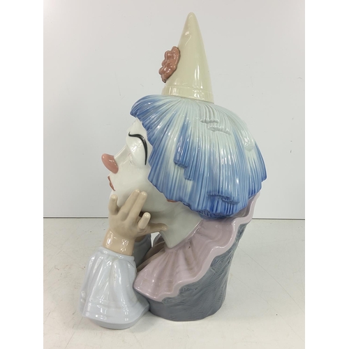 248 - Lladro sad Jester Clown G-12J