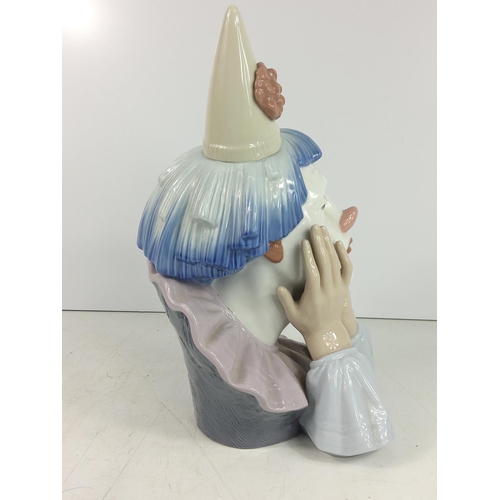 248 - Lladro sad Jester Clown G-12J