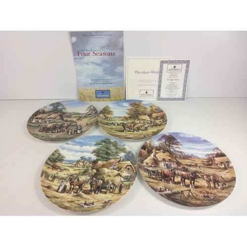 183 - Wedgewood four seasons collectors plates