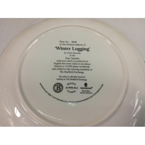 183 - Wedgewood four seasons collectors plates