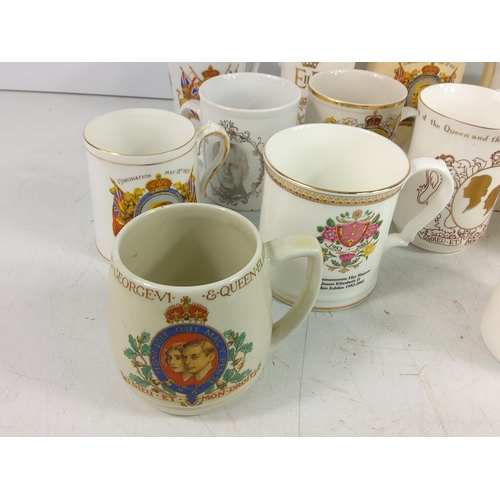 31 - 3 boxes of china & teaware, including Royal Doulton 'Autumn's Glory' and Crown Staffordshire, commem... 