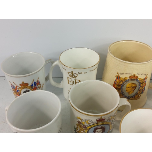 31 - 3 boxes of china & teaware, including Royal Doulton 'Autumn's Glory' and Crown Staffordshire, commem... 