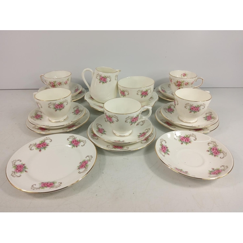 31 - 3 boxes of china & teaware, including Royal Doulton 'Autumn's Glory' and Crown Staffordshire, commem... 