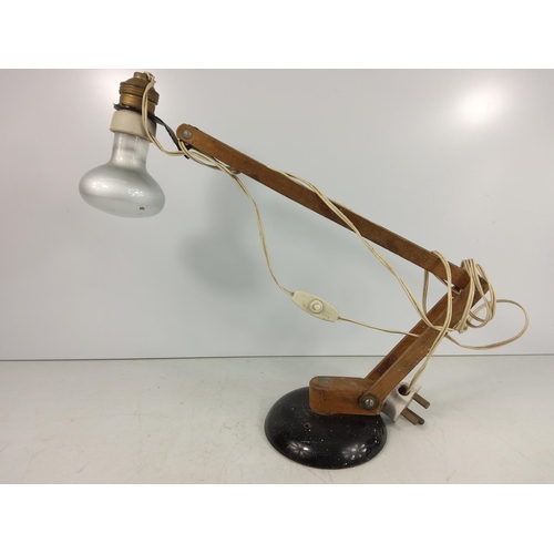 46 - Reading lamp and selection of various books