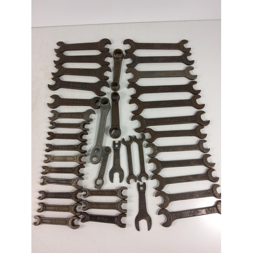 57 - Vintage spanners