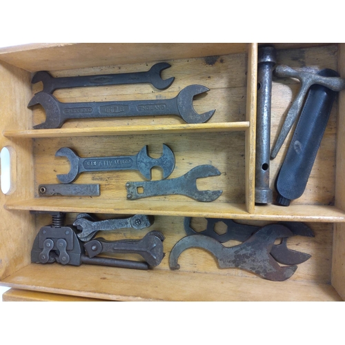 61 - Vintage spanners etc