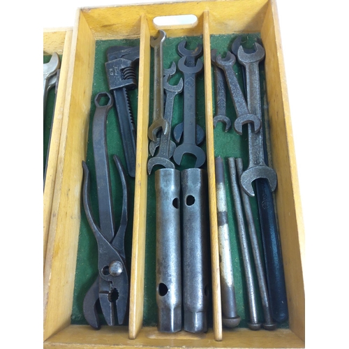 62 - Vintage spanners etc