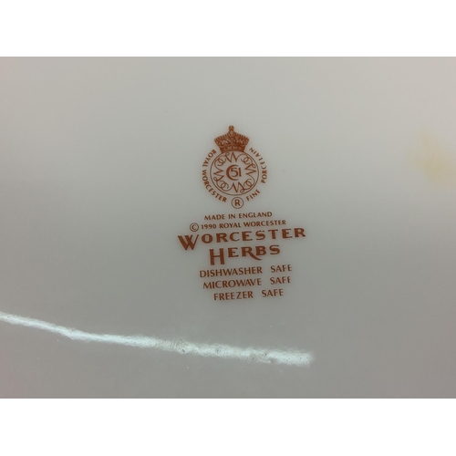 178 - Royal Worcester 'Herbs' dinner plates