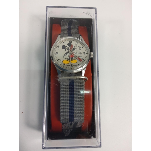 242 - Vintage Mickey Mouse wrist watch, manual wind (no particular brand)