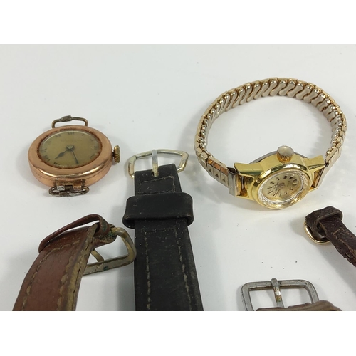 288 - Qty of various watches including 9ct gold example