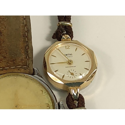 288 - Qty of various watches including 9ct gold example