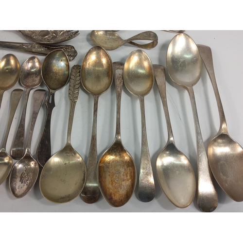 302 - Qty of various cutlery, including Sterling silver