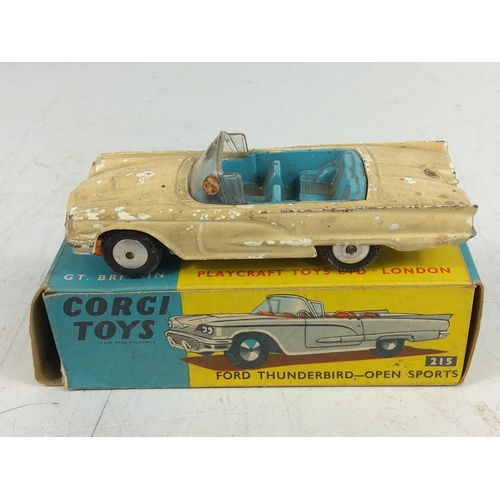 187 - Vintage boxed Corgi models and one box