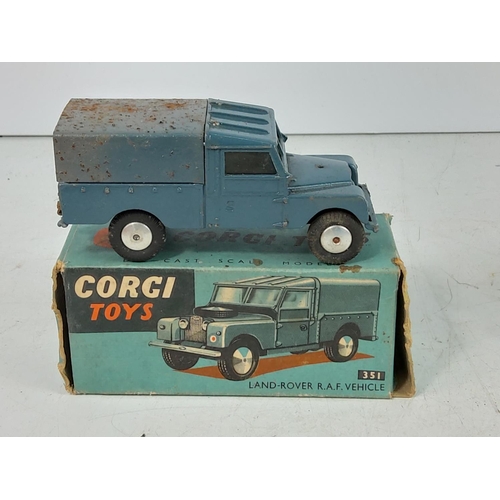 187 - Vintage boxed Corgi models and one box