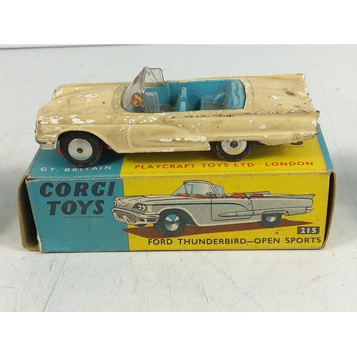 187 - Vintage boxed Corgi models and one box