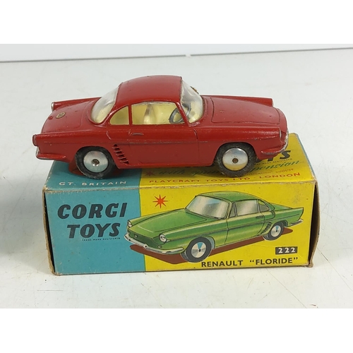 187 - Vintage boxed Corgi models and one box