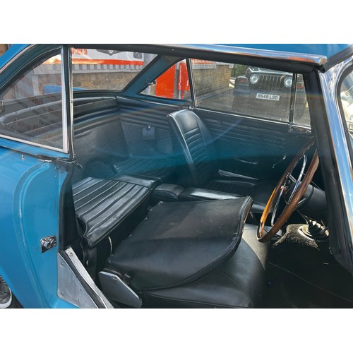 11 - Blue Sunbeam Alpine registration MWF40F, this beautiful little car has a 1725cc Petrol engine hiding... 