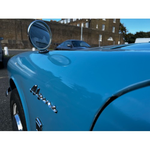 11 - Blue Sunbeam Alpine registration MWF40F, this beautiful little car has a 1725cc Petrol engine hiding... 