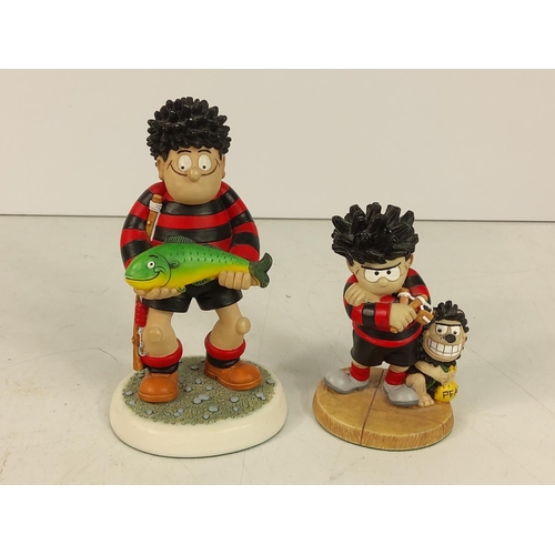 181 - 4 Dandy and Beano figures, 1 with box