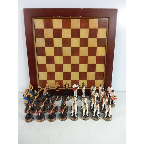 94 - Jazz and rock band chess set