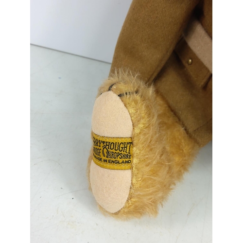 95 - Cased Merrythought WWI Soldier bear