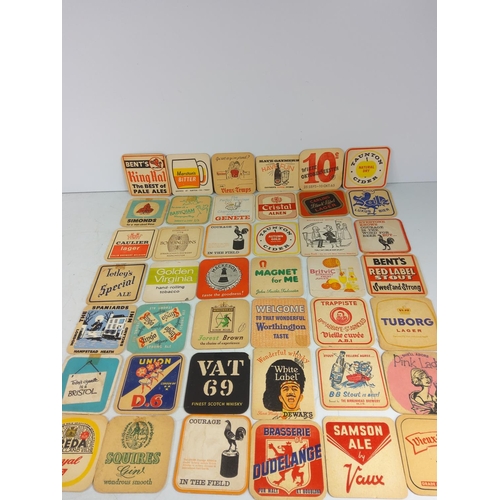 122 - Vintage beer mats, 1959 to 1965