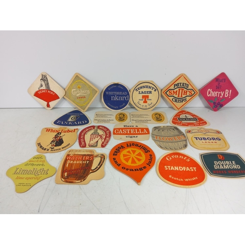 122 - Vintage beer mats, 1959 to 1965