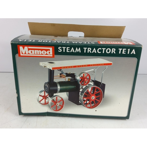 129 - Boxed as new Mamod Steam Traction Engine model TE1A