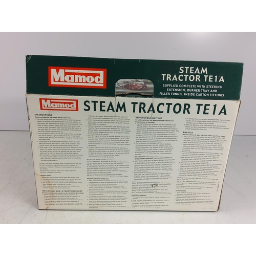 129 - Boxed as new Mamod Steam Traction Engine model TE1A