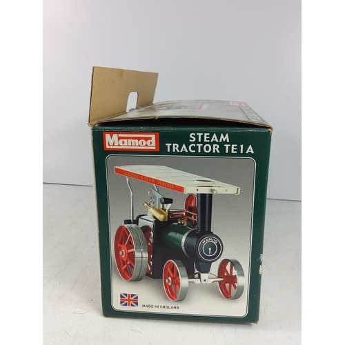 129 - Boxed as new Mamod Steam Traction Engine model TE1A