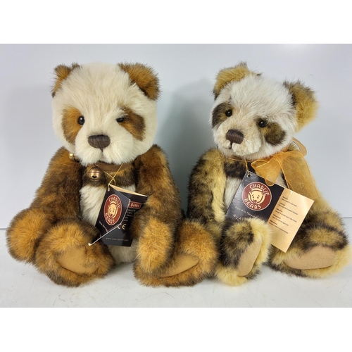 104 - 2 collectable Charlie Bears, Anniversary Ross CB151563 & Anniversary Anna CB151561