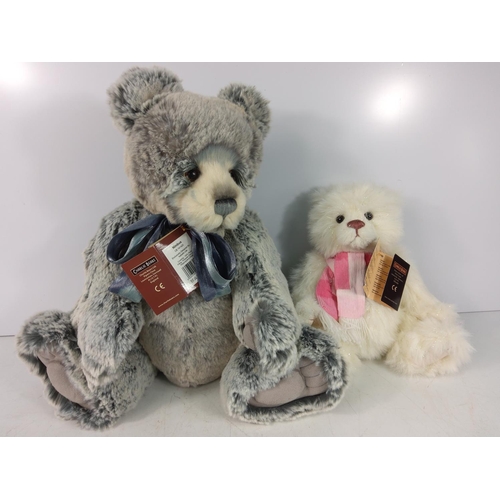 105 - 2 collectable Charlie Bears, Anniversary Carol CB151562 & Nimbus CB141420