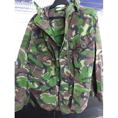 110 - Military smock and camo jacket