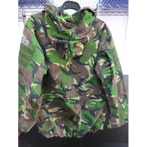 110 - Military smock and camo jacket