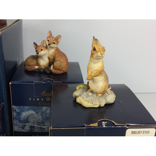 193 - 7 boxed Border Fine Art animal figures