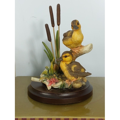 196 - 4 boxed Country Artist bird figures and a Coalport lady