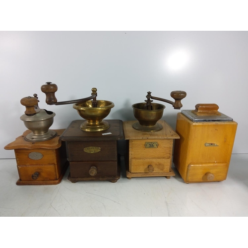 35 - 8 vintage coffee grinders