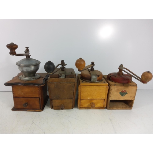 35 - 8 vintage coffee grinders