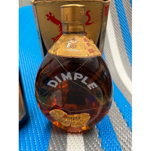 117 - Bottle of Dimple Whiskey and bottle of Drambuie