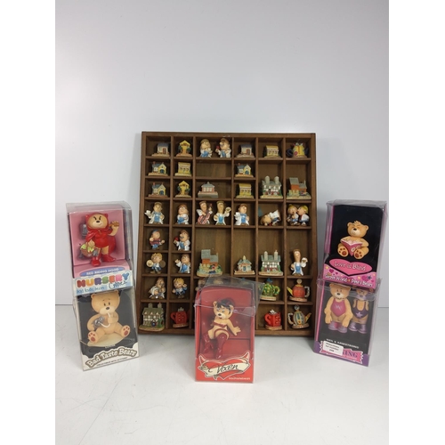 637 - 5 boxed Bad Taste Bears, Tetley collectables and Ted Baker shoes