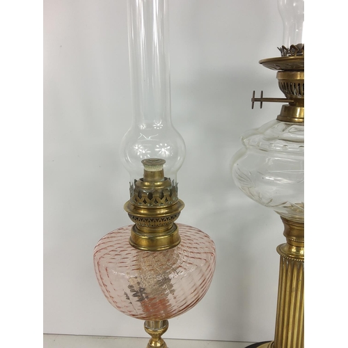 638 - 2 oil lamps