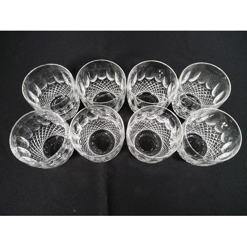 82 - Set of 8 Waterford crystal tumblers