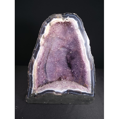 93 - Large Amethyst Geode, 34cms in height