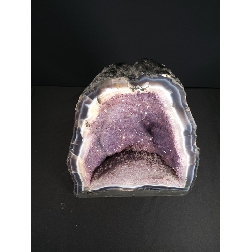 93 - Large Amethyst Geode, 34cms in height